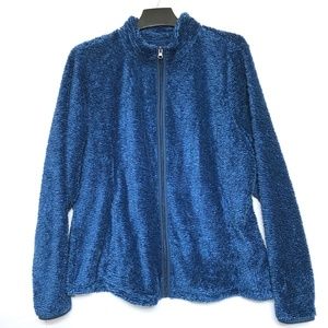 Faded Glory Teddy Jacket (Blue)